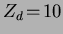 $Z_d\!=\!10$